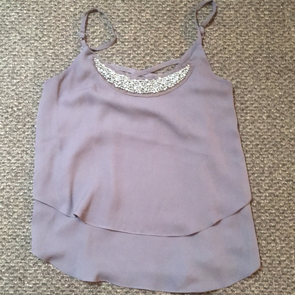 Beaded tank top